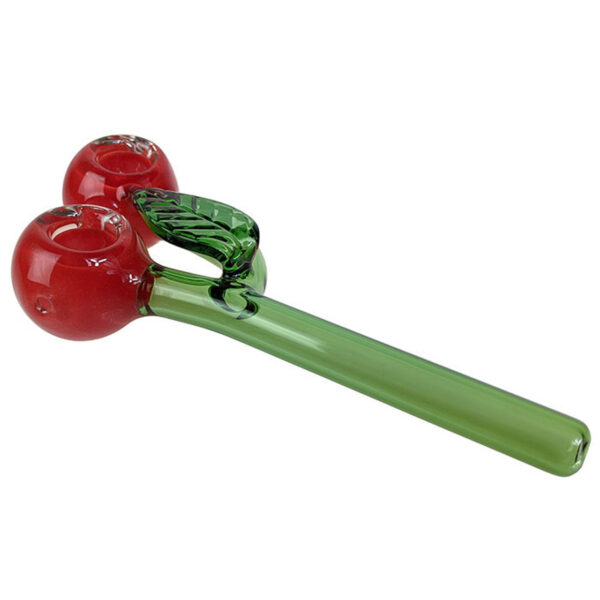 6IN Double Cherry Novelty Hand Pipe 4