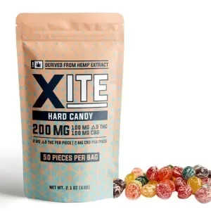 Xite Delta 9 Candy 200mg 50pc MAIN