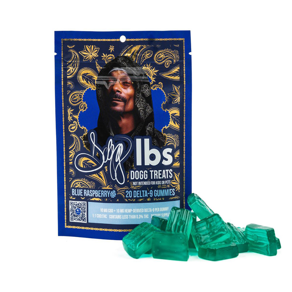 Dogg lbs. Dogg Treats Delta 9 Gummies BLUE RASP