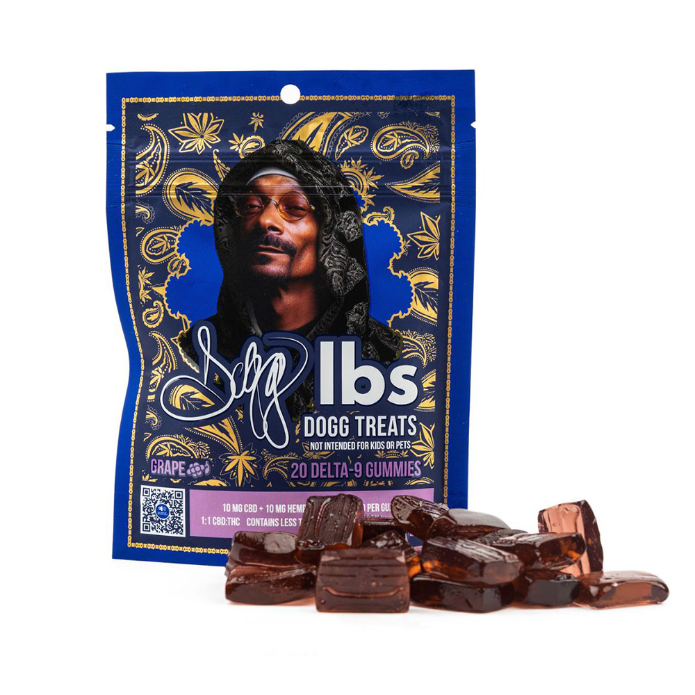 Dogg lbs. Dogg Treats Delta 9 Gummies GRAPE